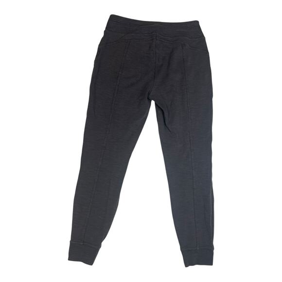 Prana women's size small gray jogger pants relaxed tie waist sweats - Picture 3 of 10